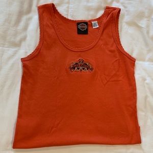 Harley-Davidson Orange Tank Top (Large)